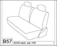 1983-90 TOYOTA TERCEL WAGON DX REAR FITTED SEAT COVERS SPLIT. 1983-90 TOYOTA TERCEL WAGON DX REAR FITTED SEAT COVERS SPLIT.