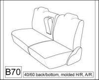 2002,2003,2004,2005,2006 NISSAN ALTIMA SEAT COVERS FOR REAR 40/60 SPLIT BACK SEA