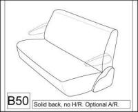 1985-86 TOYOTA TERCEL HATCHBACK REAR FITTED SEAT COVERS 1985-86 TOYOTA TERCEL HATCHBACK REAR FITTED SEAT COVERS