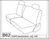 2004 TOYOTA SIENNA VAN REAR 60-40 BENCH WITH 3 HEAD RESTS 2004 TOYOTA SIENNA VAN REAR 60-40 BENCH WITH 3 HEAD RESTS