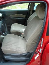 2007-2008 Toyota Yaris with Taupe Velour Seat Covers