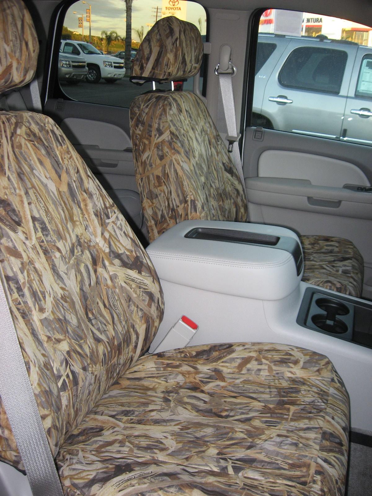 2007-2013 Chevy Silverado Front Seats Exact Fit Waterproof Seat Covers