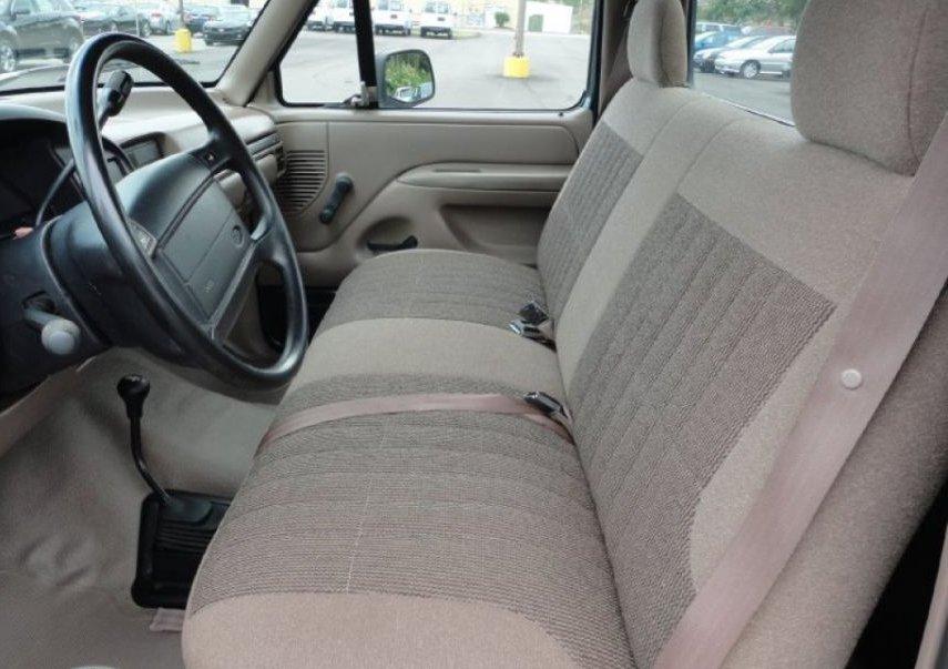 1992 1997 Ford F150 F350 Regular Cab Front Solid Bench Seat With