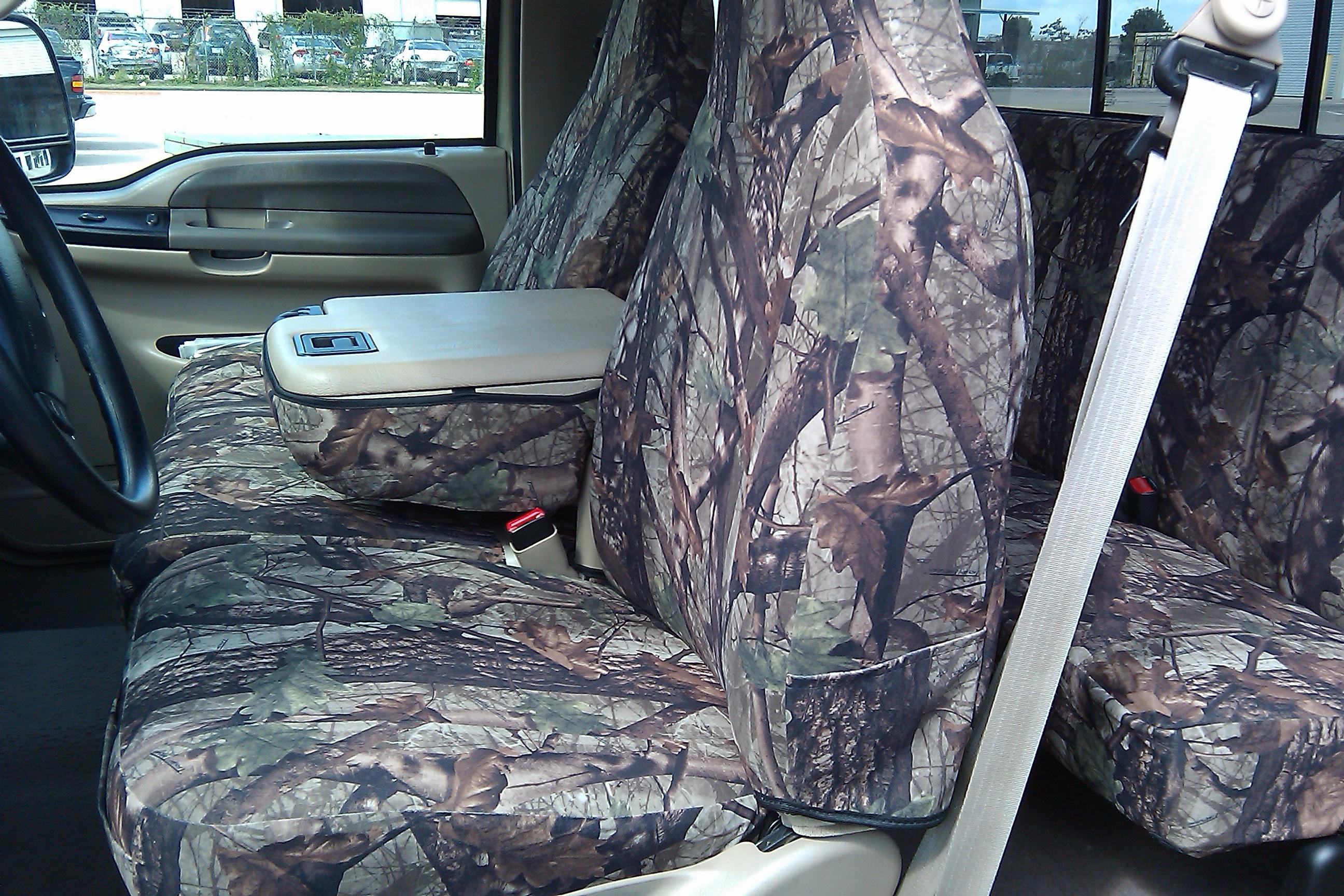1999 2000 Ford F250 F350 F450 F550 XLT Front Driver Bottom Cloth Seat Cover Tan