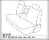 97-01 SATURN SW2 COUPE 60/40 EXACT FIT SEAT COVERS