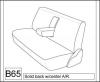 1988-1991 GMC TRUCK SEAT COVERS FOR SOLID BENCH WITH CENTER ARMREST