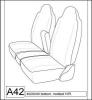 1997-1999 DODGE DAKOTA XCAB 40/20/40 SEAT, CONSOLE, DRINK TRAY ON 20 SECTIO