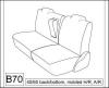 2002,2003,2004,2005,2006 NISSAN ALTIMA SEAT COVERS FOR REAR 40/60 SPLIT BACK SEA