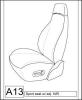 2000-2002 ISUZU RODEO BUCKET SEAT COVERS