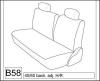 2002-2007 SCION XA/XB EXACT FIT SEAT COVES FOR REAR SOLID BO