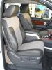 2010 Ford F150 Bucket Seats (Dark Gray Leatherette with Mid Gray Velour in Serts